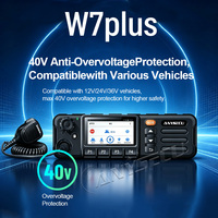 Anysecu W7plus Android 11 Radio mobile réseau 4G longue portée Radio POC 2 Go (RAM) + 32 Go (ROM) Radio POC compatible avec Real PTT ZELLO