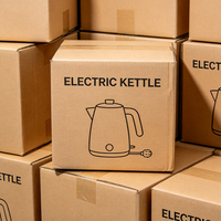 Boîte d'emballage personnalisée pour bouilloire électrique, en carton ondulé robuste de qualité alimentaire, pour l'expédition d'appareils électroménagers
