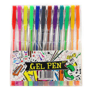 أقلام جل فنية، مجموعة أقلام جل بألوان لامعة ومعدنية ونيون وباستيل متداخلة، للأطفال والكبار لكتب التلوين والرسم والتخطيط - Product Image 2