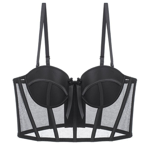 Soutien-gorge à bretelles de haute qualité, lingerie sexy, soutien-gorge à nœud en dentelle - Product Image 1