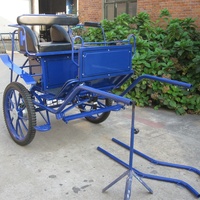 Transport Spécialisé : Chariot à Chevaux à 2 Roues pour Marathon, Traîné par des Poneys