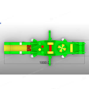 Parcours d'obstacles d'eau gonflable en PVC de 10m pour adultes et enfants Équipement de parc aquatique de piscine avec kits de réparation - Product Image 6