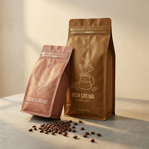 Sacchetto Stand-up Personalizzato Antiumidità per Tè e Caffè Mocha 250g 500g da Fornitore Cinese - Product Image 3