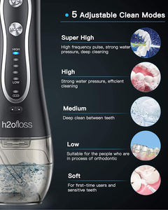 H2ofportable taşınabilir seyahat akülü şarj edilebilir <span class=keywords><strong>Oral</strong></span> <span class=keywords><strong>Irrigator</strong></span> elektrikli akülü taşınabilir diş duşu - Product Image 5