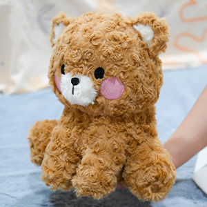 ตุ๊กตาหมีผ้ากำมะหยี่ดอกกุหลาบขนาดเล็กพร้อมโลโก้สำหรับเป็นของขวัญ - Product Image 3