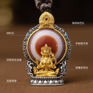 Nuevo Estilo de Joyería: Colgante de Nueve Cuentas con Mantra de Seis Palabras del Tathagata, Cuentas de Transferencia de Energía, Colgante Unisex, Envío Sencillo, Jade - Product Image 4
