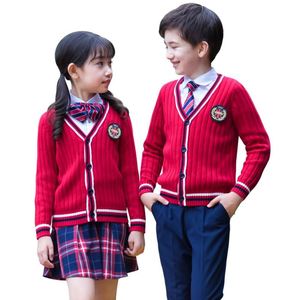 Niños Niñas Algodón transpirable Manga larga Rendimiento británico Uniformes escolares Estilo universitario Trajes de clase primaria y secundaria Otoño - Product Image 5