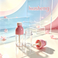 Tube en plastique vide pour huile à lèvres, gloss, blush liquide, avec logo personnalisé, idéal pour l'emballage de cosmétiques et de jus.