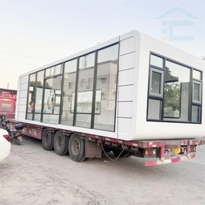 Capsule de camping mobile moderne en acier léger préfabriqué |   Maisonnette écologique pour station balnéaire, idéale pour les séjours de luxe dans les lieux touristiques - Product Image 6