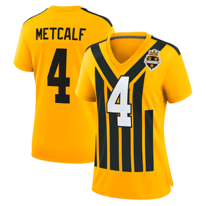 Camiseta de fútbol americano para hombre al por mayor 4 DK Metcalf 8 Aaron Rodgers Pittsburgh bordado camiseta de fútbol cosida de alta calidad - Product Image 5