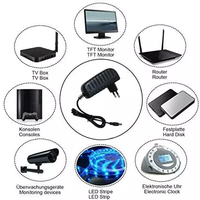 Adaptador de Corriente Alterna a Corriente Directa de 100-240 V CA, Transformador de 12 V 2 A para Tiras de Luces LED