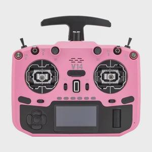Émetteur radio V14 EdgeTX ELRS 2000 mW, portée 16 km, contrôleur de drone FPV à cardan Hall, plastique jaune - Product Image 4