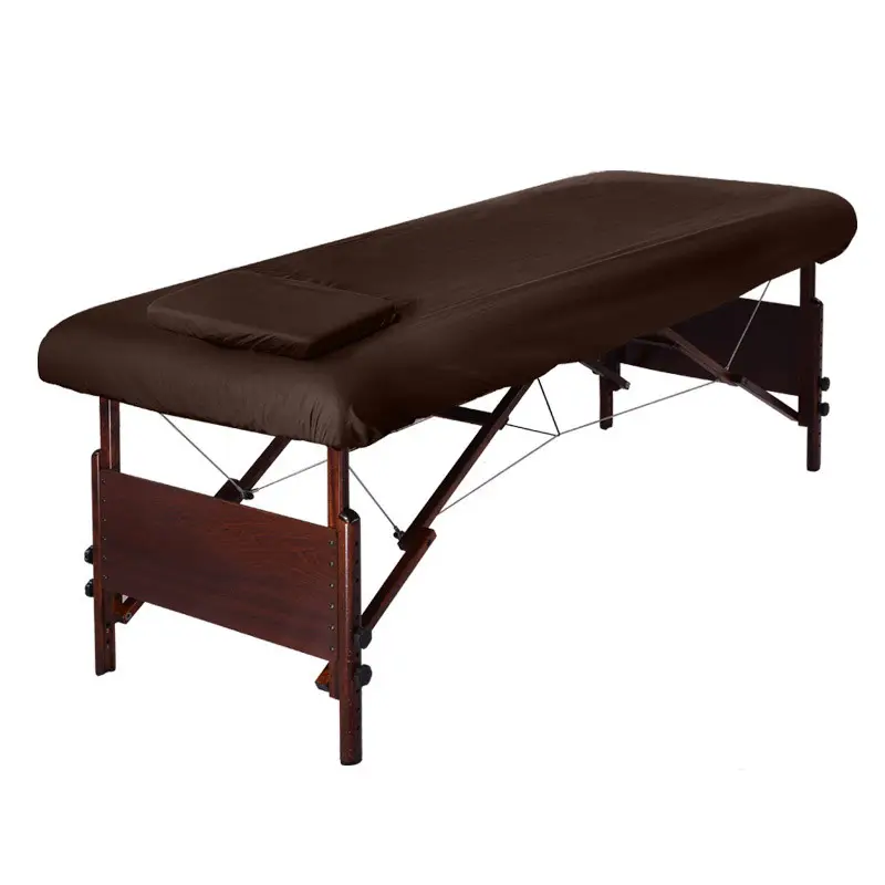 Massage bảng trong Thẩm mỹ viện mềm mại và thoải mái sợi nhỏ bông flannel Top tấm phẳng + mặt gối bìa + được trang bị tấm FO