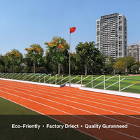 Fournisseur chinois direct : Piste d'athlétisme en PU à absorption des chocs, antidérapante pour stades scolaires, fabriquée en Chine