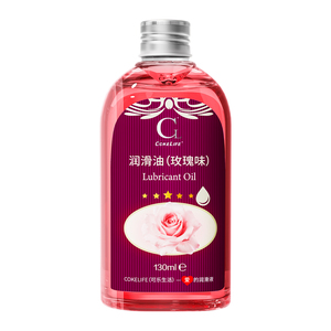 Huile de massage à l'extrait de rose CokeLife en gros, OEM, ISO9001, 130 ml, huile corporelle végane pour la relaxation et le SPA - Product Image 1