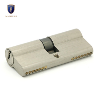 Fabrication d'usine 70mm Double ouverture en laiton <span class=keywords><strong>porte</strong></span> serrure cylindre haute garde clé hôtel bureau <span class=keywords><strong>cuisine</strong></span> matériel cuivre loquet cylindre - Product Image 4