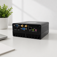 Mini PC industriel sans ventilateur Intel N100 DC 12V Intel I226-V 2.5GbE LAN M.2 2280 NVME RS485+RS232 SATA3.0 Mini PC sans ventilateur