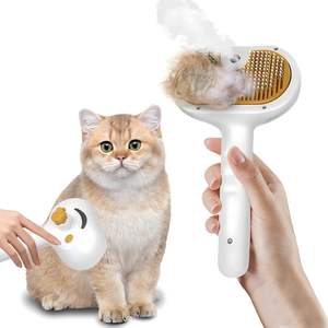 4 in 1 Pet Hair Removal Grooming Steam Comb Cat Spray <b>Brush</b> Pet Dog Cat <b>Brush</b> Self Cleaning Dog Steamy Cat <b>Brush</b> - Product Image 2