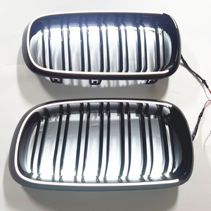 Rejilla de riñón delantera luminosa LED para <span class=keywords><strong>BMW</strong></span> <span class=keywords><strong>X5</strong></span> F15 F16 2014-2018 <span class=keywords><strong>xDrive</strong></span> 30I 35d 40i M50i estilo de carreras radiador parachoques parrilla actualización - Product Image 5