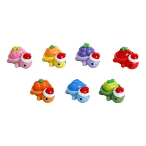 Lanshuo Resin Turtle <b>Christmas</b> Figurine With Fruit Design Cartoon DIY Desktop Ornament Blind <b>Box</b> Toy Set For Indoor Use - Product Image 2