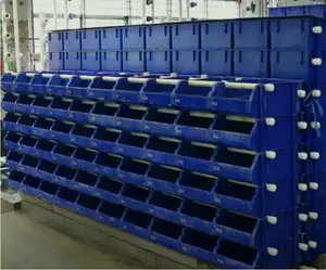 Hersteller liefern Kunststoff-Krabben box für vertikale RAS-System-Schlamm krabben in Innenräumen Hummer zucht Aquakultur-Krabben box