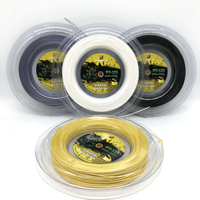 200m Logo PT-123 Personnalisé Big Banger Concave Angle 1.25mm Polyester Rought Tennis String