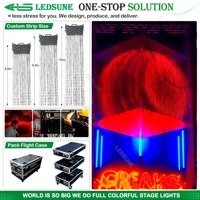 Matrice LED 3D interactive RVB, éclairage de scène LED Nova Touch, affichage de pixels LED RVB, lumières de scène LED RVB pour l'éclairage d'exposition