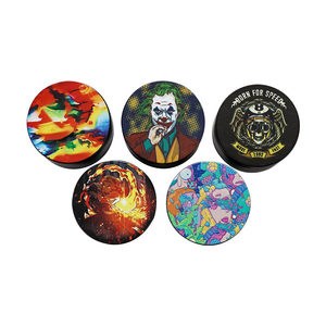 Grinder per Erbe XY GLASS con Logo Personalizzato, Accessori per Fumatori in Metallo Nero con Denti Affilati, Trituratore Portatile - Product Image 6