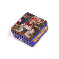 Biscuits danois au beurre, enroulés à la crème, en gros, OEM, en boîte, savoureux, pour la vente en gros