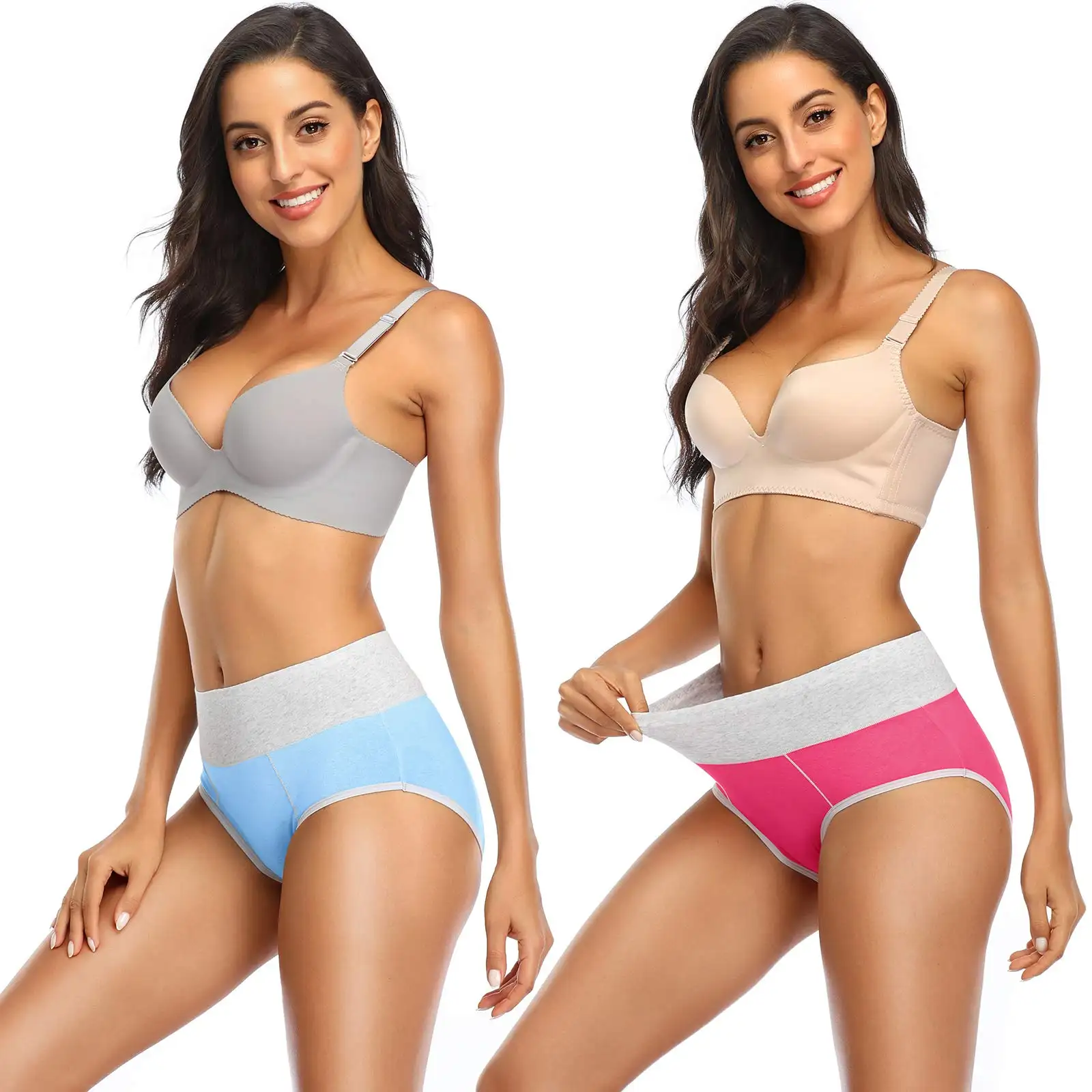 Hot Amazon sale high cut panty comfortable cotton sport lady briefs xxxl plus size panties underwear for fat women