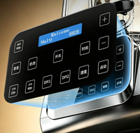 Blender professionnel automatique Baiwin pour smoothies, broyage de glace, préparation de nourriture pour café, restaurant et bar à jus