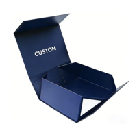 Boîte Cadeau Pliante Magnétique de Luxe en Papier Biodégradable pour Chaussures et Vêtements, avec Doublure en Éponge et Gaufrage – Vente en Gros