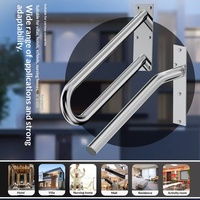 Rampe de sécurité murale en acier inoxydable 304, balustrade décorative minimaliste moderne pour escalier extérieur