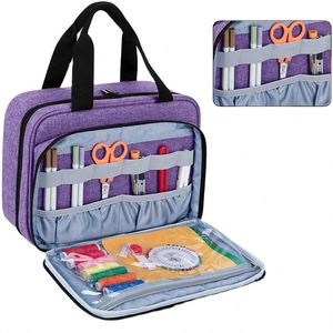 Bolsa de Transporte para Agujas de Coser, Personalizada de Fábrica BSCI, Bolsa de Almacenamiento de Accesorios de Costura, Bolsa de Transporte Portátil para Tejer - Product Image 1