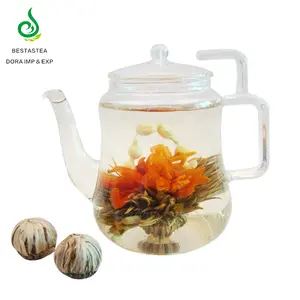 Лучший весенний европейский стандарт, ароматизированный белый чай, жасмин, лилия, Цветущий Цветочный чай