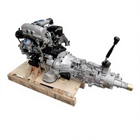 Ensemble complet de moteur diesel turbo 4JB1T 2.8L avec boîte de vitesses, groupe motopropulseur pour camionnettes Isuzu et JMC