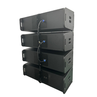 Sistem speaker array linear 12 inci ganda, speaker array luar ruangan besar, sistem suara array linear daya tinggi