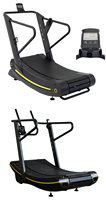 Tapis roulant commercial incurvé de haute qualité avec matériau en nylon, programmes d'exercice, moniteur de fréquence cardiaque, modèle de marque Warm WM15005-03