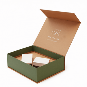 Boîtes d'emballage en papier cartonné rigide recyclé, boîte magnétique, <span class=keywords><strong>petit</strong></span> coffret cadeau <span class=keywords><strong>de</strong></span> luxe pour cosmétiques, logo personnalisé - Product Image 1