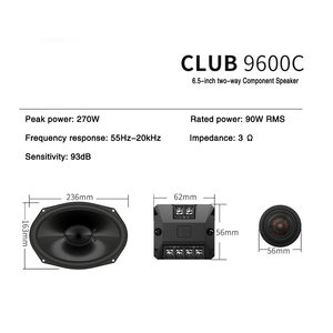Pour CLUB 9600C <span class=keywords><strong>6x9</strong></span> pouces DC 12V Haut-parleurs de voiture à bobine simple bidirectionnels <span class=keywords><strong>Subwoofer</strong></span> - Product Image 4