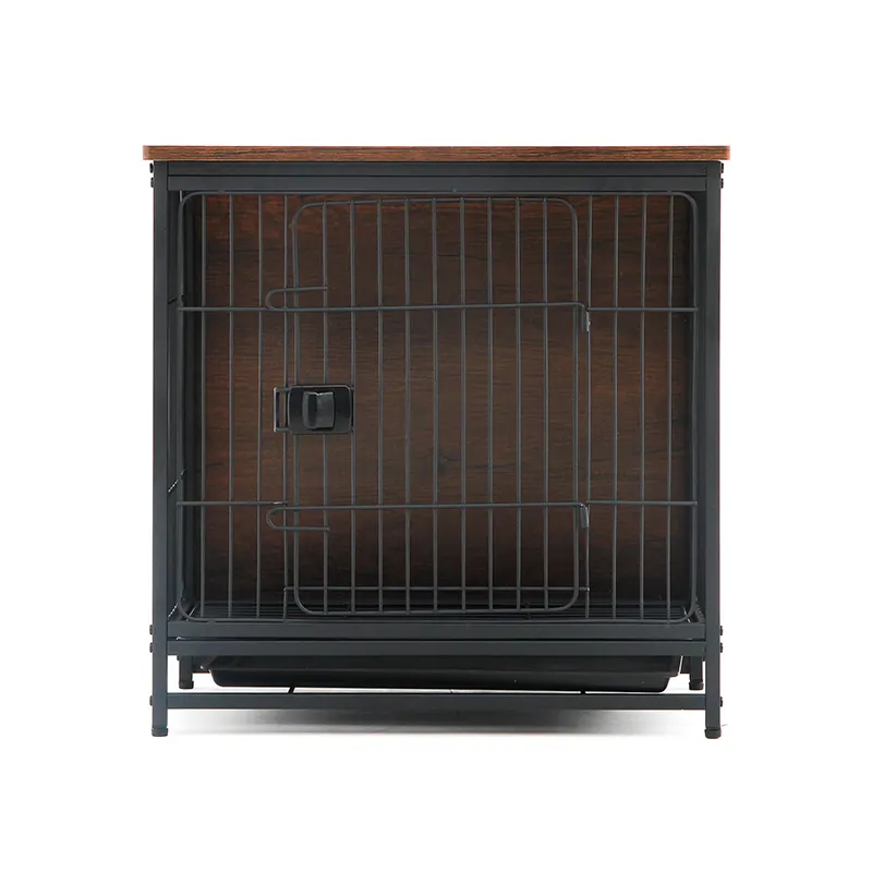 New Arrival Modern Design Stable Metal Wooden Dog Cage Pet Kennel With Tray As You Require