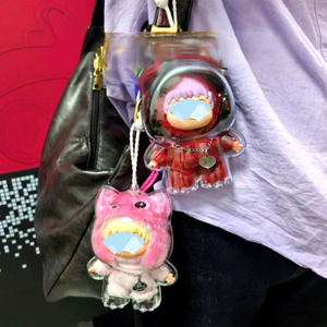 Étui de protection transparent pour la série WAKUKU on a Roll, boîte de présentation de haute qualité pour blind box, pochette transparente en PVC pour charms, vente en gros - Product Image 2