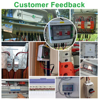 CNLonQcom système solaire PV extérieur énergie solaire PV DC 1000V 2IN 1 OUT 2 cordes IP65 boîte de combinaison étanche