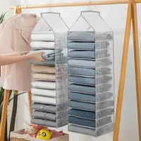 1 pièce Organisateur de placard suspendu pour pantalons, chaussettes, t-shirts et sous-vêtements