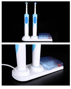 Support de support pour <span class=keywords><strong>Oral</strong></span> <span class=keywords><strong>B</strong></span> <span class=keywords><strong>brosse</strong></span> <span class=keywords><strong>à</strong></span> dents électrique Stander Base Support têtes de <span class=keywords><strong>brosse</strong></span> <span class=keywords><strong>à</strong></span> dents couvercle de boîte avec chargeur trou salle de bain - Product Image 3