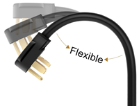 Nema 10-30P auf 14-30R Trockner-Adapterkabel, grüner Erdungs-Kupferstecker, 1,5 Fuß Kabellänge, amerikanischer Standard