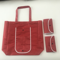 Sac fourre-tout pliable de grande taille, recyclable, portable, personnalisable, écologique, réutilisable, unisexe, avec logo personnalisé, ouverture supérieure, 210D