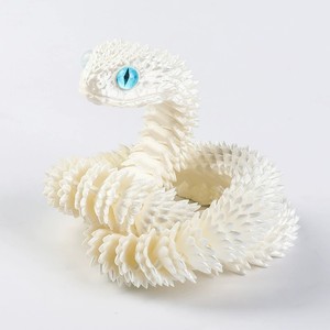 Custom Printed Plastic 3D Mini <span class=keywords><strong>Snake</strong></span> <span class=keywords><strong>Toy</strong></span> Fidget Modelo Animal Figura para Crianças Brinquedo de atividade impressa para meninos e crianças - Product Image 2