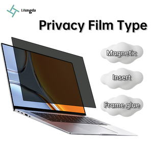 Lfd 05 bảo vệ màn hình riêng tư cho máy tính xách tay HP Huawei Samsung kính cường lực ánh sáng màu xanh chống chói chống gián điệp đặc tính từ tính - Product Image 2