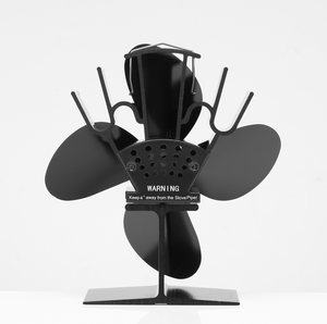 Heaters <strong>for</strong> Winter Home <strong>Wood</strong> <strong>Burning</strong> Fireplace 4 Blades Silent Ecofan Pellet <strong>Stove</strong> Heat Powered Exhaust <strong>Stove</strong> <strong>Fan</strong> - Product Image 4